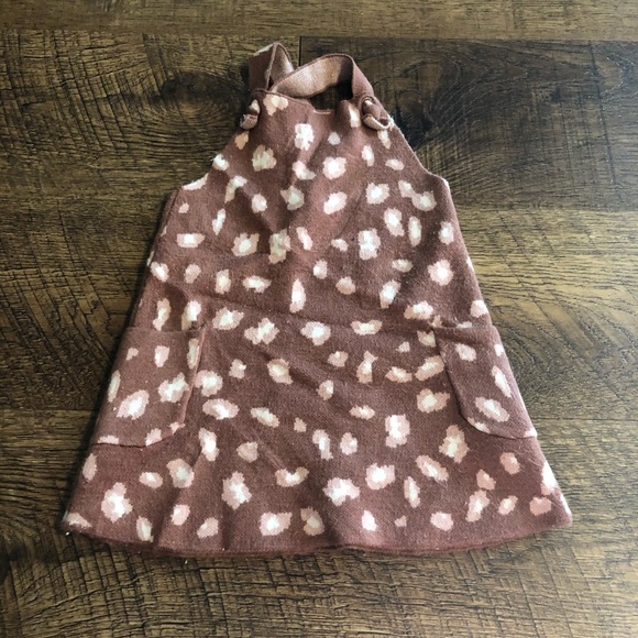 overall leopard baby